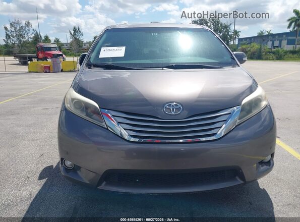 5TDYK3DC2GS746993 2016 TOYOTA SIENNA Gray Вид спереду