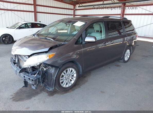5TDYK3DC2GS749439 2016 TOYOTA SIENNA Gray Передня ліва чверть