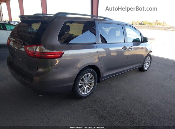5TDYK3DC2GS749439 2016 TOYOTA SIENNA Gray Задня права чверть