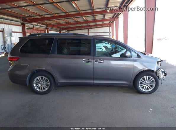 5TDYK3DC2GS749439 2016 TOYOTA SIENNA Gray Панорамний вид салону 360°