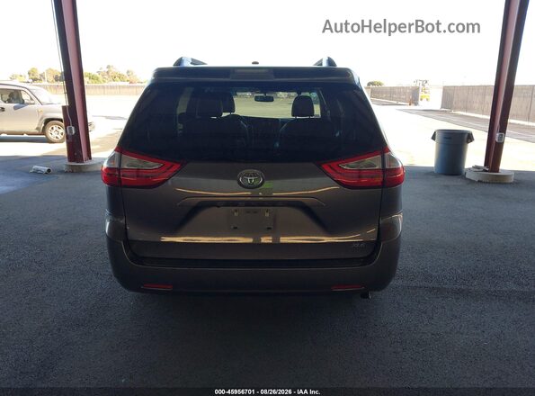 5TDYK3DC2GS749439 2016 TOYOTA SIENNA Gray 