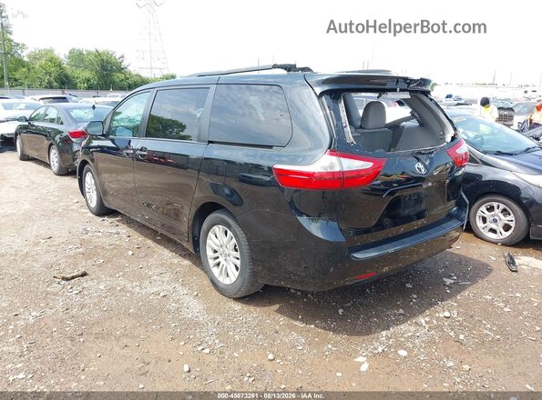 5TDYK3DC3GS711220 2016 TOYOTA SIENNA Black Rear left