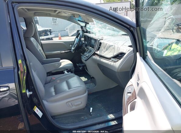 5TDYK3DC3GS711220 2016 TOYOTA SIENNA Black Front interior view