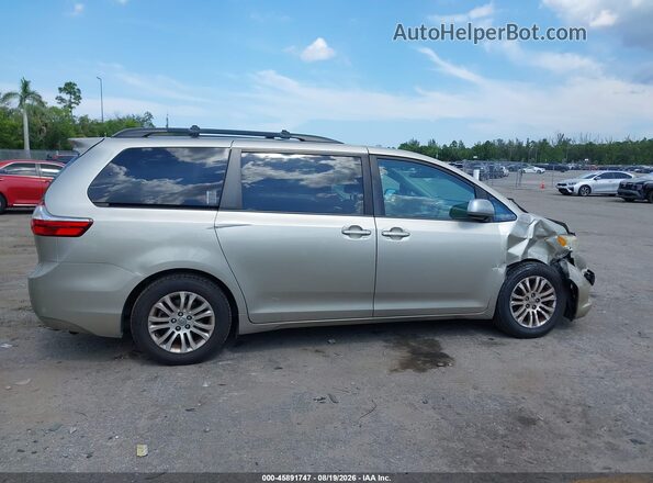 5TDYK3DC3GS759347 2016 TOYOTA SIENNA Beige Սալոնի հետևի տեսք