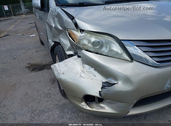 5TDYK3DC3GS759347 2016 TOYOTA SIENNA Beige Դիմացի տեսք
