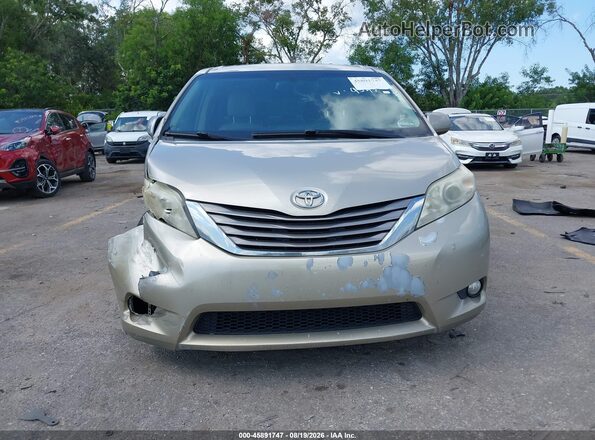 5TDYK3DC3GS759347 2016 TOYOTA SIENNA Beige Սարքավորումների վահանակի տեսք