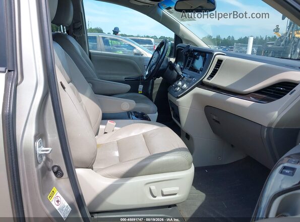 5TDYK3DC3GS759347 2016 TOYOTA SIENNA Beige Սալոնի դիմացի տեսք