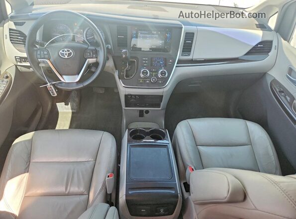 5TDYK3DC3GS762491 2016 TOYOTA SIENNA Silver Vista del salpicadero
