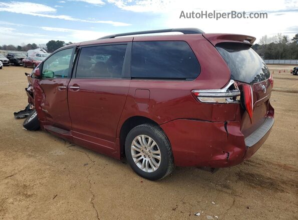 5TDYK3DC4GS703112 2016 TOYOTA SIENNA Burgundy წინა მარჯვენა