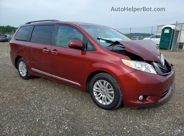 5TDYK3DC5GS761231 2016 TOYOTA SIENNA Maroon Delantero derecho