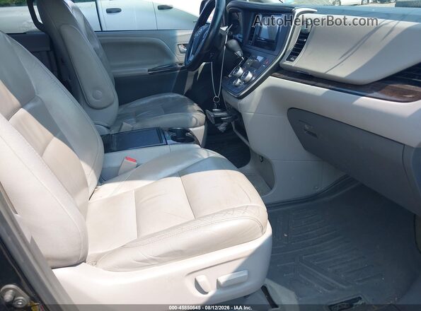 5TDYK3DC6GS693005 2016 TOYOTA SIENNA Черный Вид салона спереди