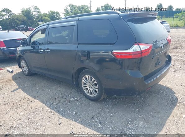 5TDYK3DC6GS693005 2016 TOYOTA SIENNA Черный Задняя левая четверть