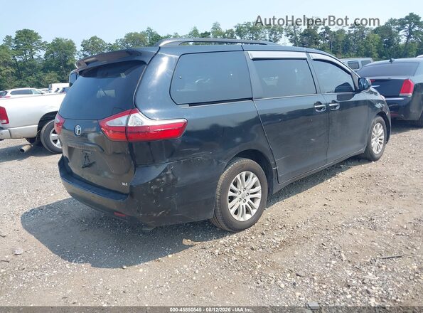 5TDYK3DC6GS693005 2016 TOYOTA SIENNA Черный Задняя правая четверть