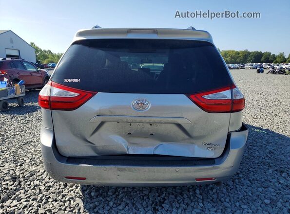 5TDYK3DC6GS701913 2016 TOYOTA SIENNA Silver Widok z tyłu