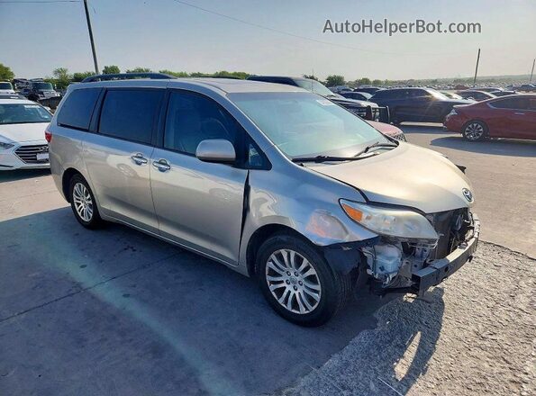 5TDYK3DC6GS702513 2016 TOYOTA SIENNA Желто-коричневый Передняя правая четверть