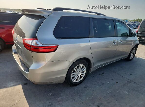 5TDYK3DC6GS702513 2016 TOYOTA SIENNA Желто-коричневый Задняя правая четверть