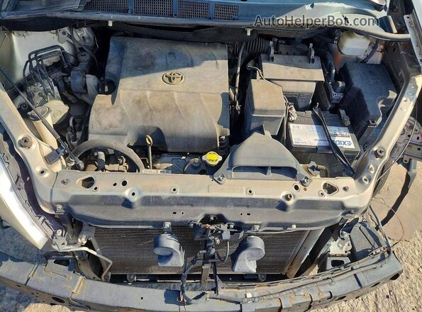 5TDYK3DC6GS702513 2016 TOYOTA SIENNA Желто-коричневый Вид подкапотного пространства
