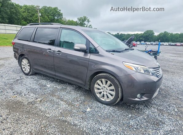 5TDYK3DC6GS722938 2016 TOYOTA SIENNA Gray წინა მარჯვენა