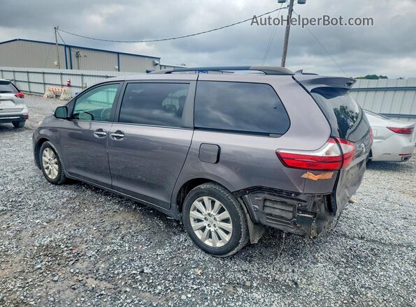 5TDYK3DC6GS722938 2016 TOYOTA SIENNA Gray უკანა მარცხენა