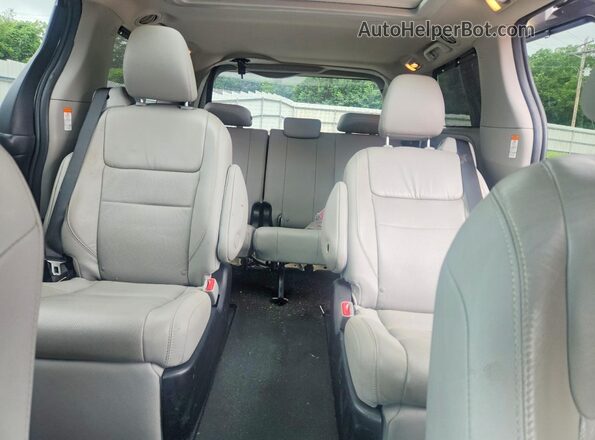 5TDYK3DC6GS722938 2016 TOYOTA SIENNA Gray უკანა სავარძლების ხედი