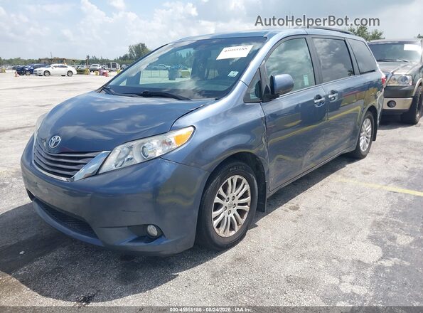 5TDYK3DC6GS744762 2016 TOYOTA SIENNA Blue Front left