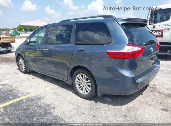 5TDYK3DC6GS744762 2016 TOYOTA SIENNA Blue Rear left