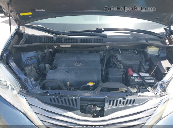 5TDYK3DC6GS744762 2016 TOYOTA SIENNA Blue Rear view