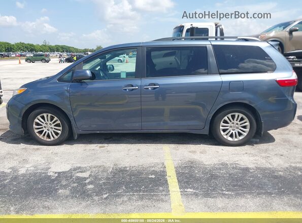 5TDYK3DC6GS744762 2016 TOYOTA SIENNA Blue 360 interior view