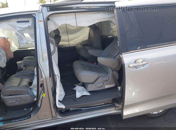 5TDYK3DC7GS728537 2016 TOYOTA SIENNA Silver VIN sticker view