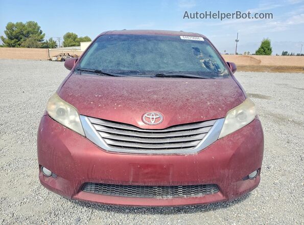 5TDYK3DC7GS756208 2016 TOYOTA SIENNA Бордовый Вид спереди