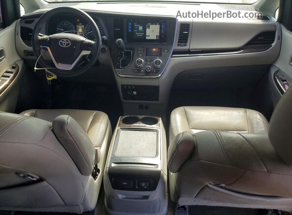5TDYK3DC7GS756208 2016 TOYOTA SIENNA Бордовый Вид панели приборов