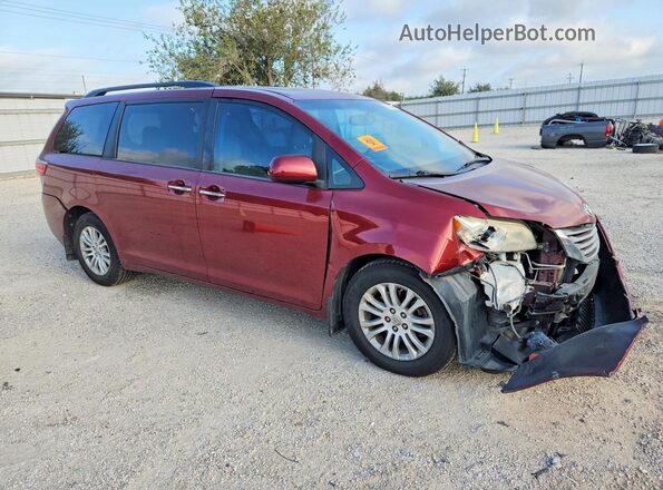 5TDYK3DC7GS756788 2016 TOYOTA SIENNA Maroon Delantero derecho