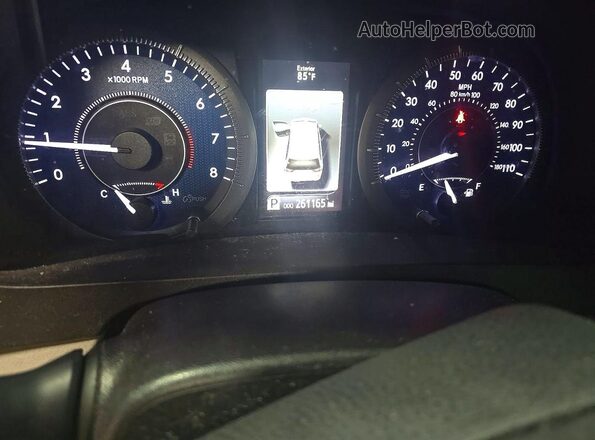 5TDYK3DC7GS758654 2016 TOYOTA SIENNA Синий Вид панели приборов