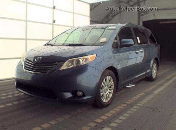 5TDYK3DC7GS758654 2016 TOYOTA SIENNA Синий Задняя левая четверть