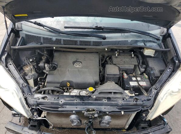 5TDYK3DC8GS696911 2016 TOYOTA SIENNA Черный Вид подкапотного пространства