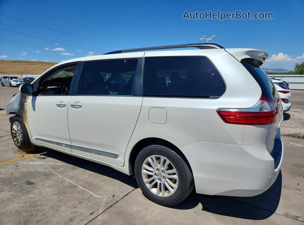 5TDYK3DC8GS747565 2016 TOYOTA SIENNA White უკანა მარცხენა