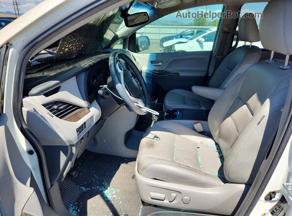 5TDYK3DC8GS747565 2016 TOYOTA SIENNA White წინა სალონის ხედი