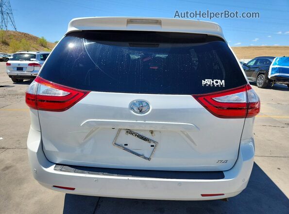 5TDYK3DC8GS747565 2016 TOYOTA SIENNA White უკანა ხედი