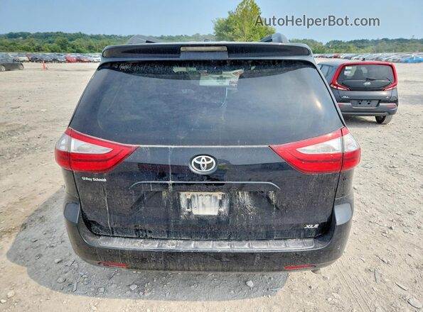 5TDYK3DC9GS757991 2016 TOYOTA SIENNA Black Հետևի տեսք