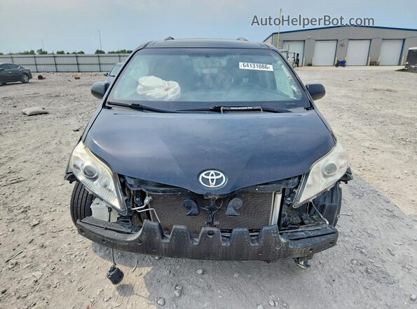 5TDYK3DC9GS757991 2016 TOYOTA SIENNA Black Դիմացի տեսք