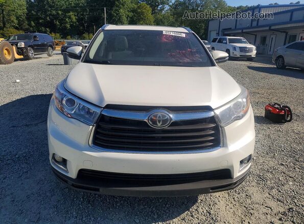 5TDYKRFH2GS170351 2016 TOYOTA HIGHLANDER Белый Вид спереди