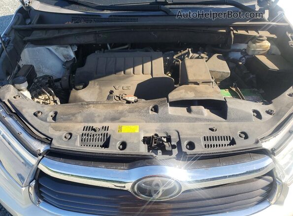 5TDYKRFH2GS170351 2016 TOYOTA HIGHLANDER Белый Вид задней части салона