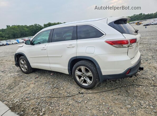 5TDYKRFH3GS144485 2016 TOYOTA HIGHLANDER White Հետևի ձախ