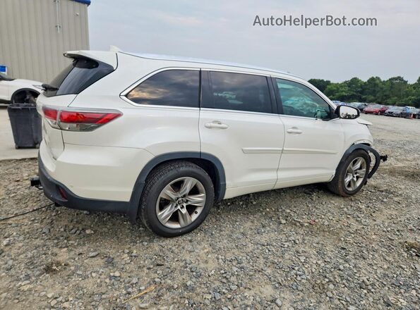 5TDYKRFH3GS144485 2016 TOYOTA HIGHLANDER White Հետևի աջ