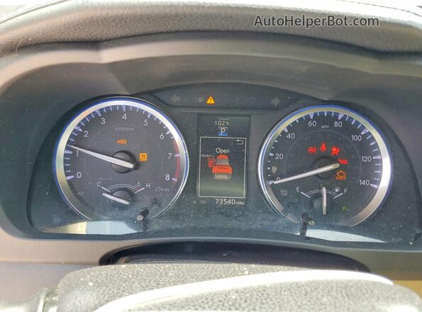 5TDYKRFH5GS133634 2016 TOYOTA HIGHLANDER White Widok zestawu wskaźników