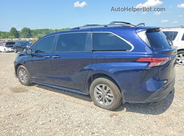 5TDYRKEC0MS053131 2021 TOYOTA SIENNA Blue Հետևի ձախ