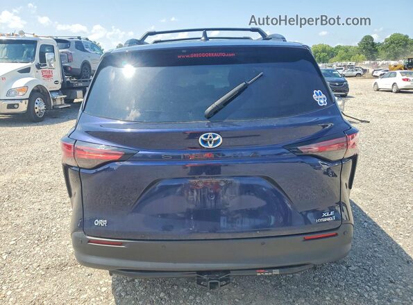 5TDYRKEC0MS053131 2021 TOYOTA SIENNA Blue Հետևի տեսք