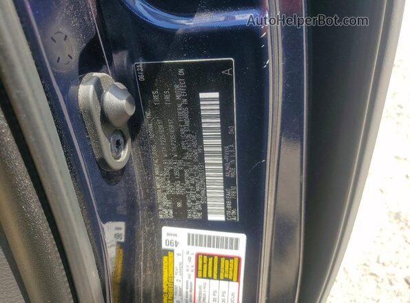 5TDYRKEC0MS053131 2021 TOYOTA SIENNA Blue VIN կոդի պիտակի տեսք