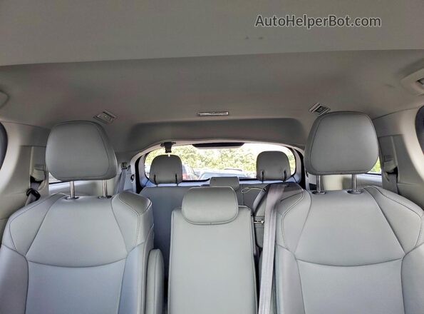5TDYRKEC0NS076250 2022 TOYOTA SIENNA Темно-бордовый Вид задних сидений