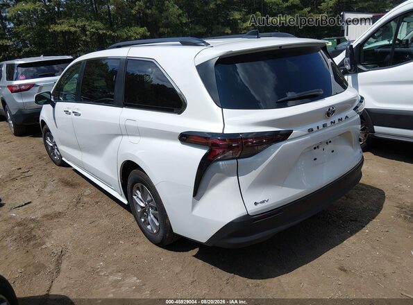 5TDYRKEC0TS313655 2026 TOYOTA SIENNA White Trasero izquierdo